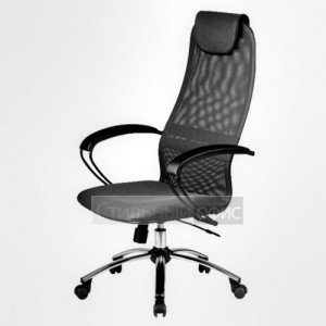 Кресло офисное для руководителя BР-8 Ch ткань сетка 