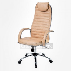 Кресло офисное для руководителя BC-5 Ch натуральная кожа 