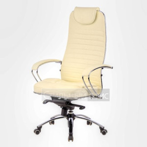Кресло офисное для руководителя Samurai KL-1 Перфорированная натуральная кожа 