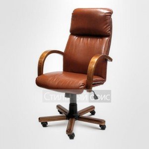 Кресло офисное для руководителя AV 102 WD экокожа 