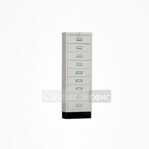 Шкаф металлический с 9 ящиками 39/9L (PC 103) 