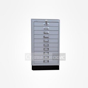 Шкаф металлический для документов с 10 ящиками BA 3/10L (PC 117) 