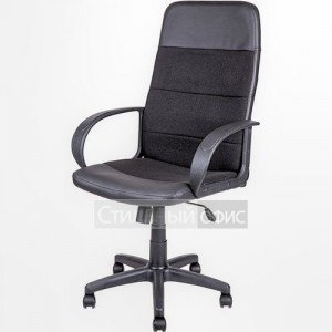 Кресло офисное для руководителя AV 112 кожзам/ткань 