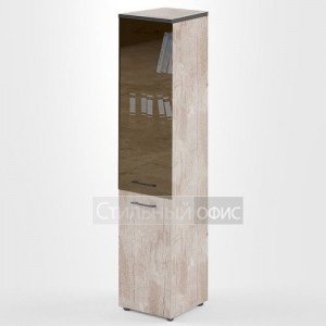Шкаф высокий узкий со стеклянной дверкой THC 42.2 